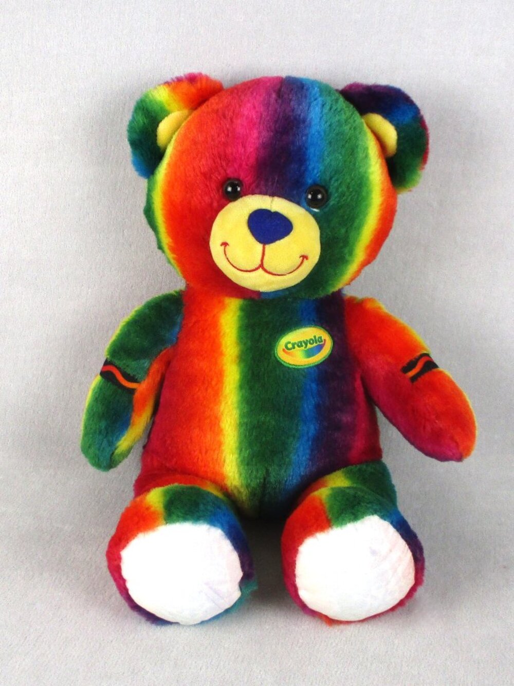 Build-a-Bear Rainbow Crayola Stuffed Toy Magic Foot Pads 2021